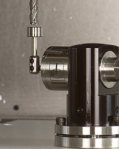 TS27R Tool Measurement for Accurate CNC Operations Close-up of the TS27R tool measurement option used in CNC machines for high-precision calibration.